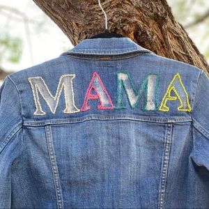 Vintage JCrew Embroidered “Mama” Jacket (SOLD)